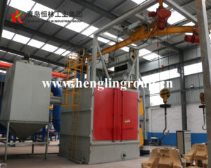 Machine de sablage à crochet de Chine, machine de sablage à suspension, aussi bonne que DISA et <span class=keywords><strong>Wheelabrator</strong></span> - Product Image 3