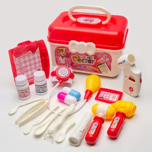 人気の子供たちのふりプレイドクターシミュレーション医学ボックス面白い教育玩具セットドクターおもちゃ病院プレイセットおもちゃ