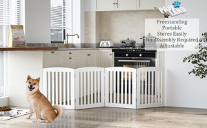 ประตูสุนัขทำจากไม้ไม้เนื้อแข็งสำหรับบันไดบ้านรั้วเพื่อความปลอดภัย - Product Image 4