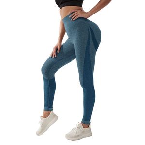 Leggings Deportivos OEM <span class=keywords><strong>Vintage</strong></span> de Cintura Alta, Color Liso, Levanta Glúteos, Control de Abdomen, para Entrenamiento, Gimnasio, Yoga, para Mujer - Product Image 2