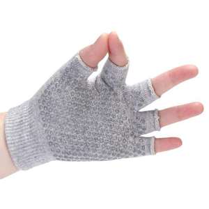Guantes Deportivos <span class=keywords><strong>de</strong></span> Calistenia, Guantes Profesionales sin Dedos con Puntos Antideslizantes, Color Sólido, para Pilates y Yoga - Product Image 5