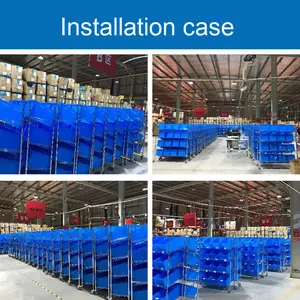 Chrome Plated Steel Multi-level <strong>Mobile</strong> Shelves Corrosion Protected Freestanding for Warehouse E-commerce Picking Truck Logistics - Product Image 3