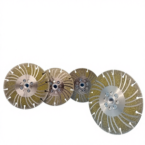 Meuleuse d'angle 115/<span class=keywords><strong>125</strong></span>/150MM M14, <span class=keywords><strong>disque</strong></span> de meulage et de polissage amovible à lame diamantée pour pierre, marbre, granit, <span class=keywords><strong>carrelage</strong></span> - Product Image 4