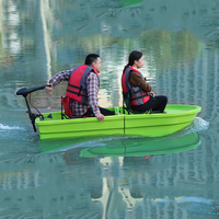 Bateau de pêche à rames manuel pliable léger de 2,2 mètres en matériau PPR fibre de verre acier pour usage résidentiel et jeux aquatiques