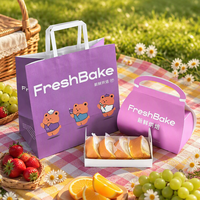 Boîte à gâteau personnalisée, emballage pour mini-gâteaux, conteneur en papier alimentaire, boîte à gâteau en papier avec poignée pour contenir des gâteaux