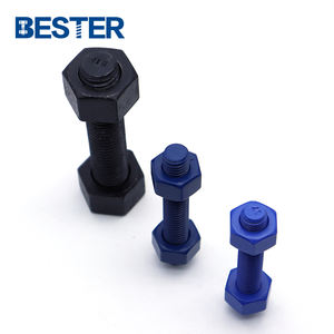 A320 L7 1M Rosca Zinc Amarillo L7 L7m <span class=keywords><strong>Perno</strong></span> B7 A320 Astm A193 Gr L7 Pernos de doble extremo con tuercas - Product Image 5