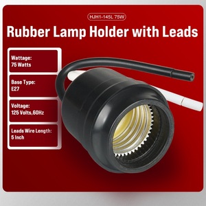 Support de lampe fils électriques <span class=keywords><strong>E27</strong></span>, 5 pouces, pièces - Product Image 2