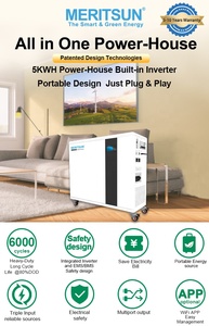 Générateur solaire portable tout-en-un MeritSun adapté, système de batterie solaire 51,2 V 100 Ah - Product Image 5