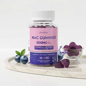สินค้าข้ามพรมแดนพิเศษสำหรับ Amazon TK <span class=keywords><strong>UBUY</strong></span> ขาย NAC โปรไบโอติกสำหรับผู้ใหญ่ ชนิดกัมมี่ 60 เม็ด เพื่อเพิ่มความหนาแน่นของกระดูก - Product Image 1