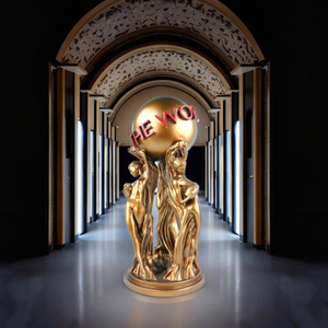 Metal el mundo es tuyo estatua recuerdos personalizados Scarface tamaño completo bronce tamaño real el mundo es tuyo estatua con luces - Product Image 6