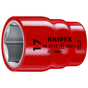 KNIPEX 98 37 14 Llave de vaso para tornillos hexagonales con cuadradillo interno de 3/8" 46 mm - Product Image 1