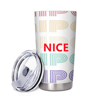 Mug de voiture personnalisé à thème distinctif de Saipan, avec intérieur en acier inoxydable résistant à l'usure, idéal pour les voyages routiers et les activités sportives