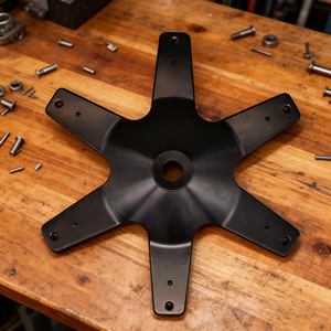 Ensemble de base de tambour de lave-linge électrique universel, base hexagonale en aluminium, bride, plateau d'impulsion, système de support tout-en-un, modèles à chargement par le haut, 200W - Product Image 2