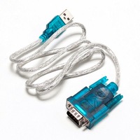 FTDI USB 2,0 macho RS232 puerto serie 9 pines Mini DB9 hembra adaptador consola Cable PVC chaqueta uso altavoz Cámara Monitor proyector