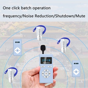 UHF One Way <strong>Audio</strong> Walkie Talkie <strong>Intercom</strong> Handheld Transmitter with Lanyard <strong>Wireless</strong> Whisper Tour Guide <strong>System</strong> for Hiking Travel - Product Image 4