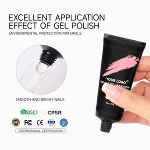 Nuevos Suministros para Uñas, Polygel de 30g y 60g, Color Rosa, OEM, Etiqueta Privada Personalizada, Gel Brillante Transparente para Extensión de Uñas, Polygel Acrílico - Product Image 5