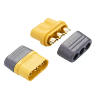 Conector de Alimentación Original Amass Serie MR60, Macho y Hembra, MR60-M, MR60-F, MR60PB-M, MR60PW-F para Batería Lipo RC, Dron FPV
