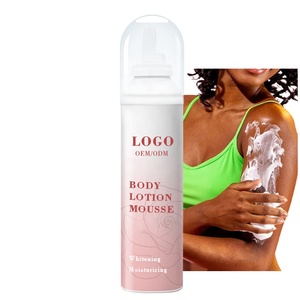 Producto para el cuidado de la piel corporal de larga duración, gran oferta de alta calidad, loción de leche aclarante, hidratante, blanqueamiento de la piel, emulsión corporal, Mousse - Product Image 1