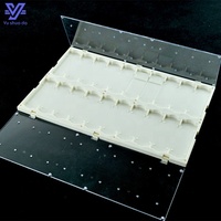 High Quality Pathology Lab Consumables Mailer Plastic Tray with Lid for 20 Pcs Microscope Slides Wallet