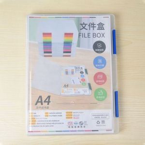 กล่องเก็บอุปกรณ์ศิลปะสำนักงาน A5 กล่องเก็บกระดาษพลาสติกแบบพกพา กล่องเก็บของอเนกประสงค์พลาสติกหนาสำหรับสมุดภาพ - Product Image 4