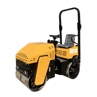 Mini compacteur 1 tonne Rouleau compresseur asphalte vibrant à double tambour Moteur diesel Mini compacteur à rouleaux roulants