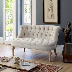 Modern Elegant <strong>UK</strong> Oak <strong>Velvet</strong> Bench <strong>Chair</strong> Simple Comfortable Home <strong>Office</strong> Lounge Apartment Villa Dining Bar Outdoor Kitchen Use - Product Image 6