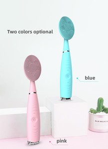 Máy rửa mặt cầm tay gia dụng Thiết bị rửa mặt bằng silicon Thiết bị rửa mặt cầm tay sạc bằng sóng âm Thiết bị rửa mặt bằng sóng âm - Product Image 3