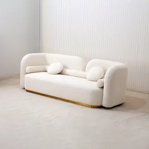 ( Factory direct sales ) Wabi-sabi style curved sofa
