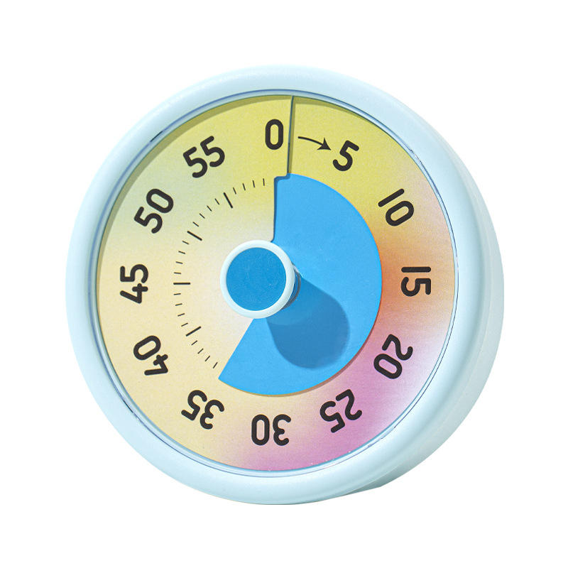 Customizable Logo Rainbow Timer Can Be Used for Kitchen Timer and Student Learning Time Management
