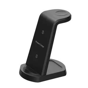 Business Gift 3in1 Wireless Charger Qi Fast Charging Stand Dock Mini Size Gift Set Unique Product Gadgets Electronic