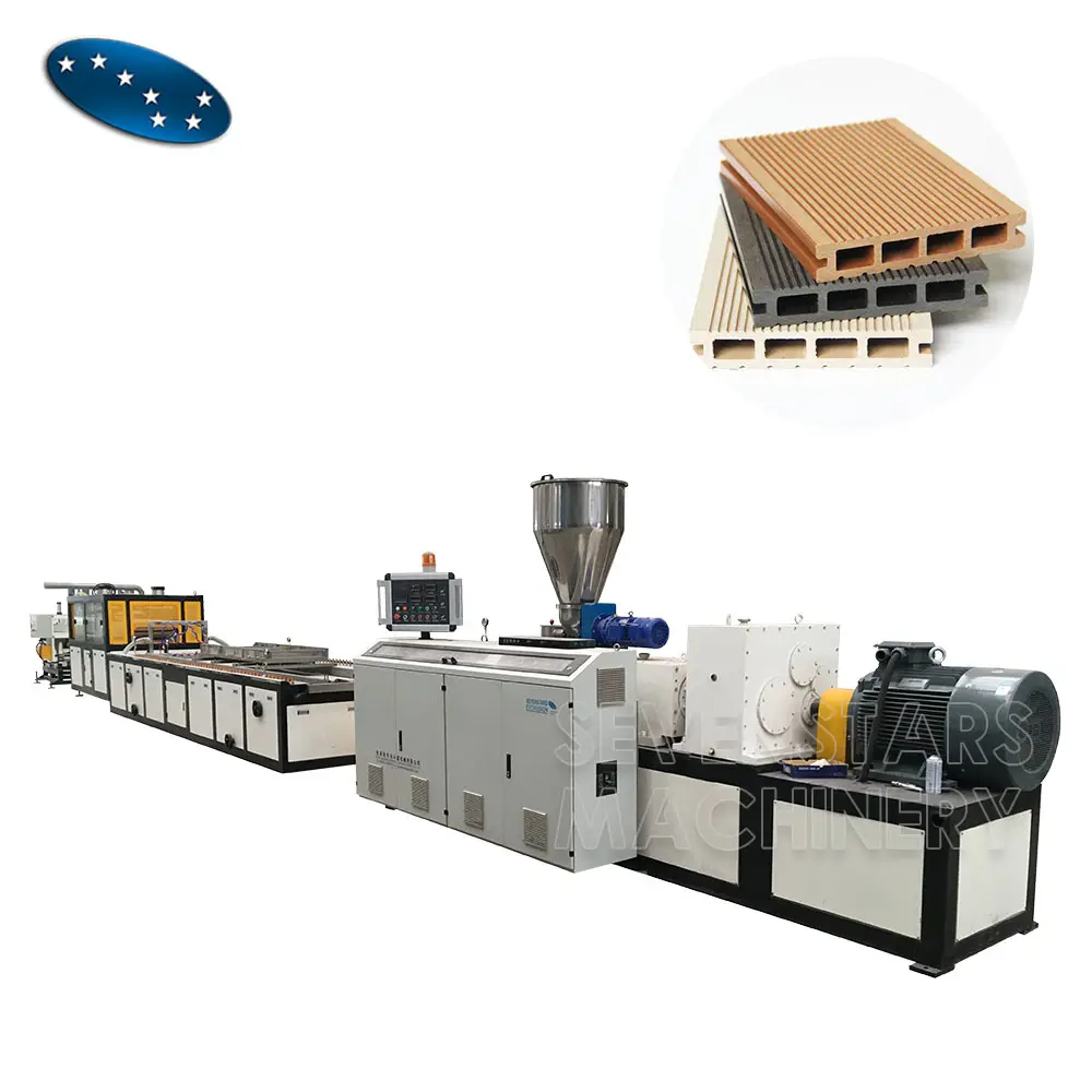 Kunden spezifische Produkt form Wpc Composite Extruder Kunststoff Wand paneel Extrusion linie PVC-Profil Extrusion maschine