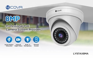 8MP IP67圆顶炮塔人工智能检测<span class=keywords><strong>2</strong></span>.8毫米3.6毫米音频室外夜视闭路电视监控PoE安全4K IP摄像机 - Product Image 2