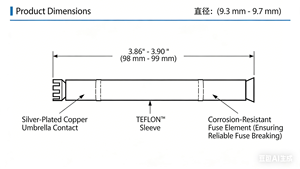 נתיך הגבלה דו-רגיש 3A 8A 15A 25A 50A נתיך בי-או-נט תואם לשמנים מרובי בידוד להגנה על שנאים - Product Image 6