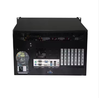 Station de travail industrielle 19 ''6U Serveur Châssis monté en rack Haute luminosité 12.1 LCD Accessoire informatique industriel tactile en option