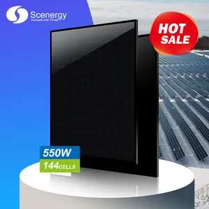 Коммерческий комплект Scenergy 410 Вт 420 Вт 430 Вт 440 Вт 450 Вт 500 Вт 550 Вт черный модуль солнечной панели