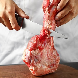 Vendite calde in acciaio inox macellazione bovini e ovini raccogli carne ossa da rasatura coltello - Product Image 5