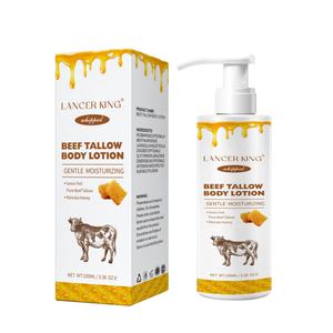 LANCER KING 100ml Loción Corporal de Sebo de Res Batido con Miel de Manuka Pura, Natural y Orgánica de Animales Alimentados con Pasto - Product Image 1