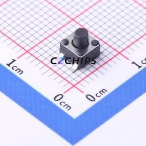 TS-KG09S-AT50F Tactile Switch SMD-4P,4.5x4.5mm Switch Single Pole Single Throw Round Button 2.5N Vertical Mount - Product Image 1