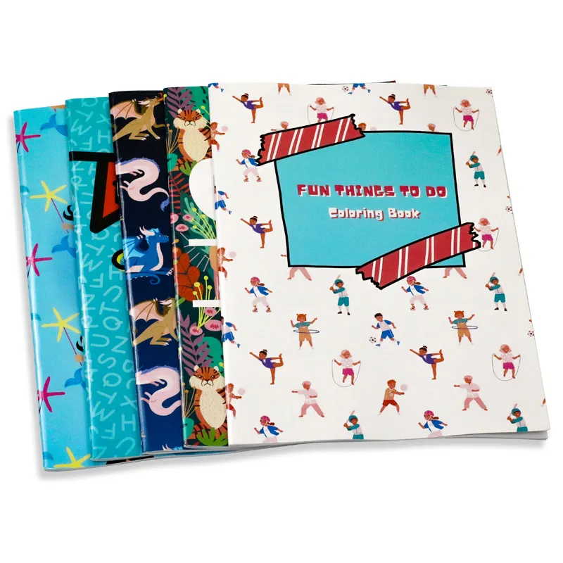 Libro da colorare personalizzato di alta qualità con copertina morbida libro di scrittura per bambini con colorazioni stampa in brossura da ChinaPrinting