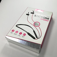 Boîte en papier personnalisée haut de gamme pour emballage d'écouteurs, de câbles de données électroniques et de casques audio