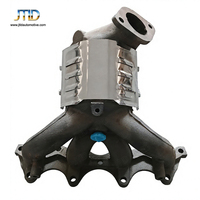 Konverter Katalitik Tiga Arah Direct Fit Terintegrasi dengan Manifold Knalpot untuk Hyundai Elantra Premium, Desain yang Sesuai untuk Kendaraan