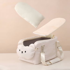 Asiento de Coche para Perro, Bonito y Ligero, de Nailon, Transportín para Mascotas, Cama Portátil y Cómoda para Viajes al Aire Libre - Product Image 4