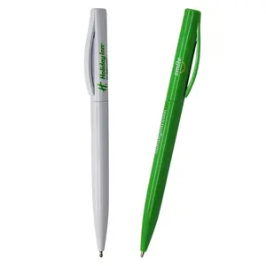 हॉलिडे इन होटल OEM विज्ञापन कलम बॉल पेन मुड़ प्लास्टिक कलम