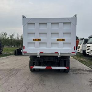 Howo CNHTC 371 <b>White</b> Heavy Duty <b>Cargo</b> Truck with Engine Gearbox Pump & Bearing - Product Image 2