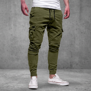 Pantalon cargo élastique pour homme Warda, couleur personnalisée, pantalon de sport, survêtement, jogging, pantalon décontracté, modèle WE-3602 - Product Image 3