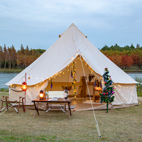 Tente en toile de camping extérieur 4 saisons tente safari de luxe tentes de luxe hôtel station glamping