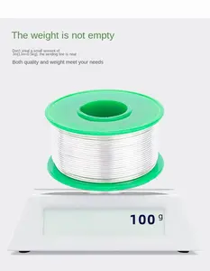 100g/roll Sn99.3Cu0.7 Environmentally Soldering Wire 0.6-0.8-1.0-1.2mm Low Smoke High-purity 227 Lead-free Soldering Wire