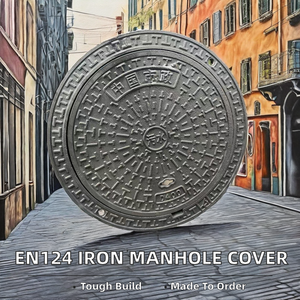 डोनगेंग भारी ड्यूटी कास्ट आयरन मैनहोल को कवर करता है, जो 124 मानक औद्योगिक सीवर चैम्बर डटाइल रोड मॉडल 700 - Product Image 3