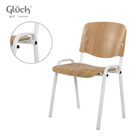 ISO 9001Hot d'école de vente meubles de maison en acier classe chaises empilables Chine approvisionnement direct d'usine d'intérieur de jardin en bois