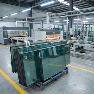 Verre <span class=keywords><strong>isolant</strong></span> trempé incurvé triple <span class=keywords><strong>vitrage</strong></span> 8 mm Low-E pour mur-rideau de bâtiment, économie d'énergie - Product Image 1